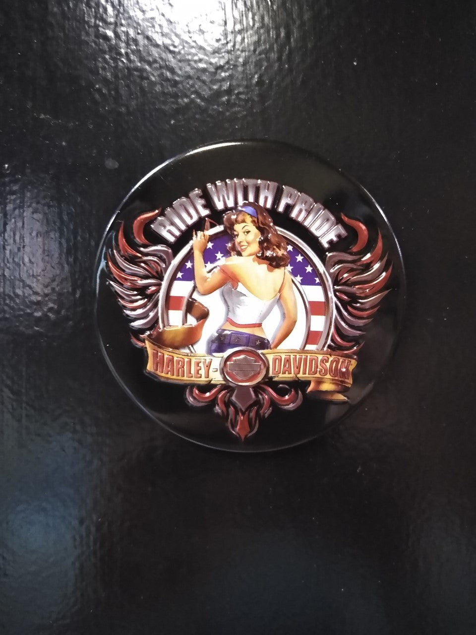 Harley Davidson Magnet Ride With Pride